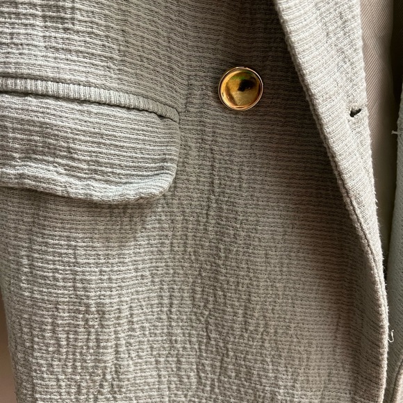 Zara Light Green/Teal Blazer Size XS - Picture 3 of 3